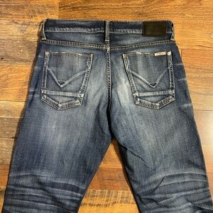 Hudson Men's Straight Jeans - Dark Blue